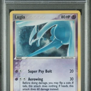 PSA 5 Lugia 002/017 POP Series 5 Holo Pokemon Slab